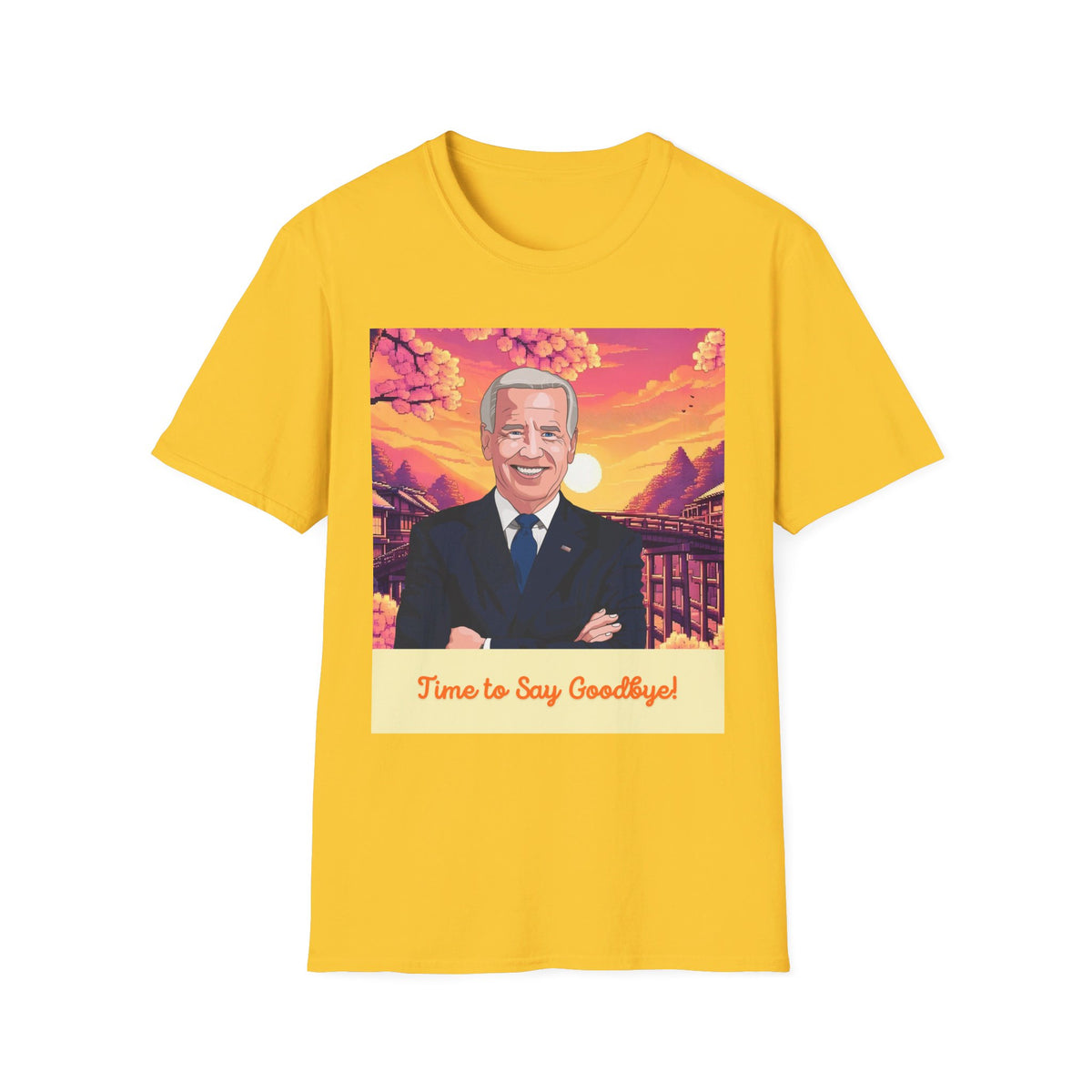 Biden Time to Say Goodbye Unisex Softstyle T-Shirt