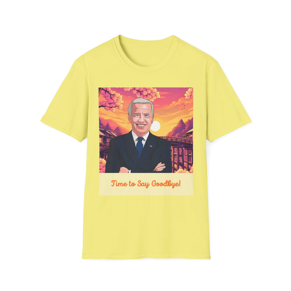 Biden Time to Say Goodbye Unisex Softstyle T-Shirt