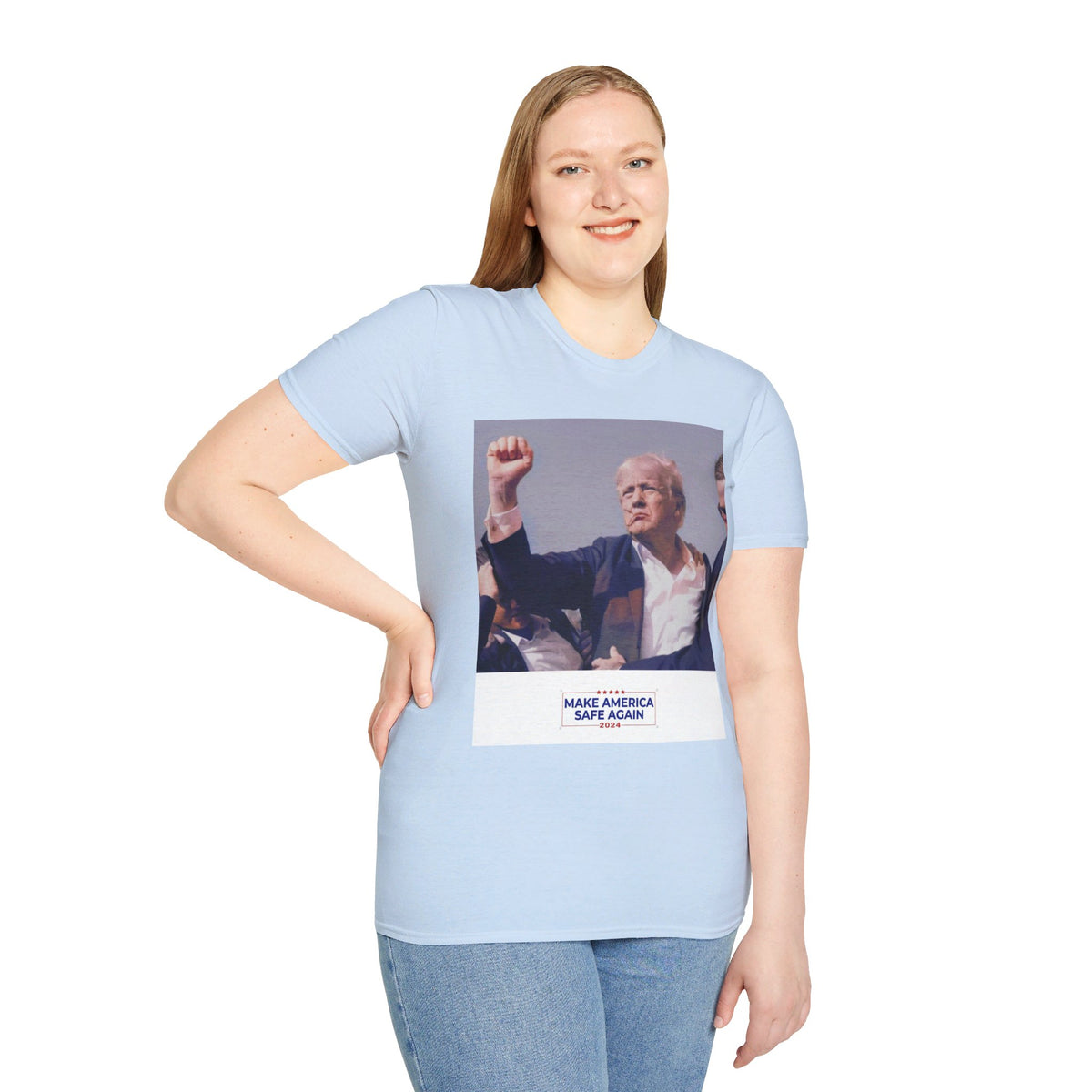 Trump Make America Safe Again Unisex Softstyle T-Shirt