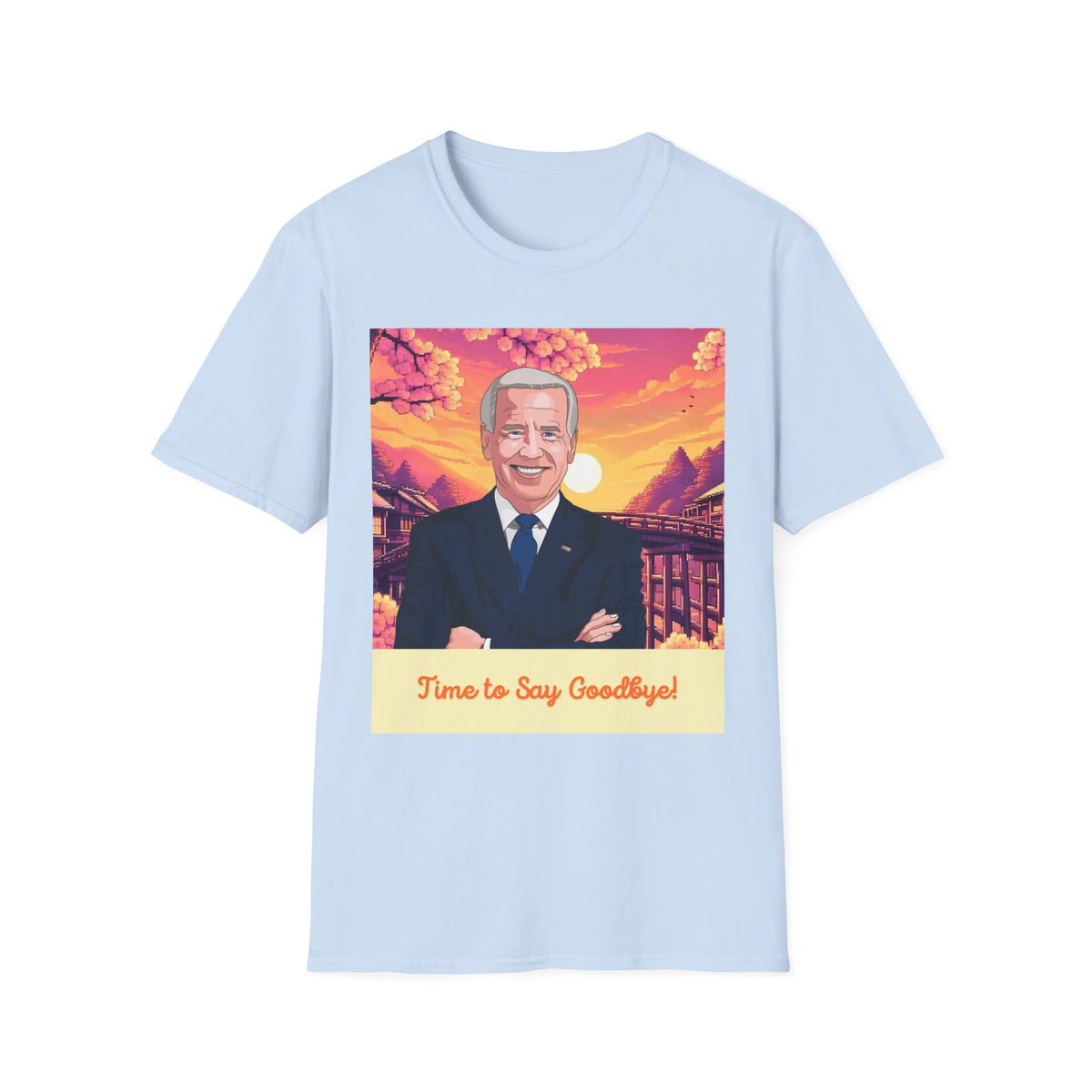 Biden Time to Say Goodbye Unisex Softstyle T-Shirt