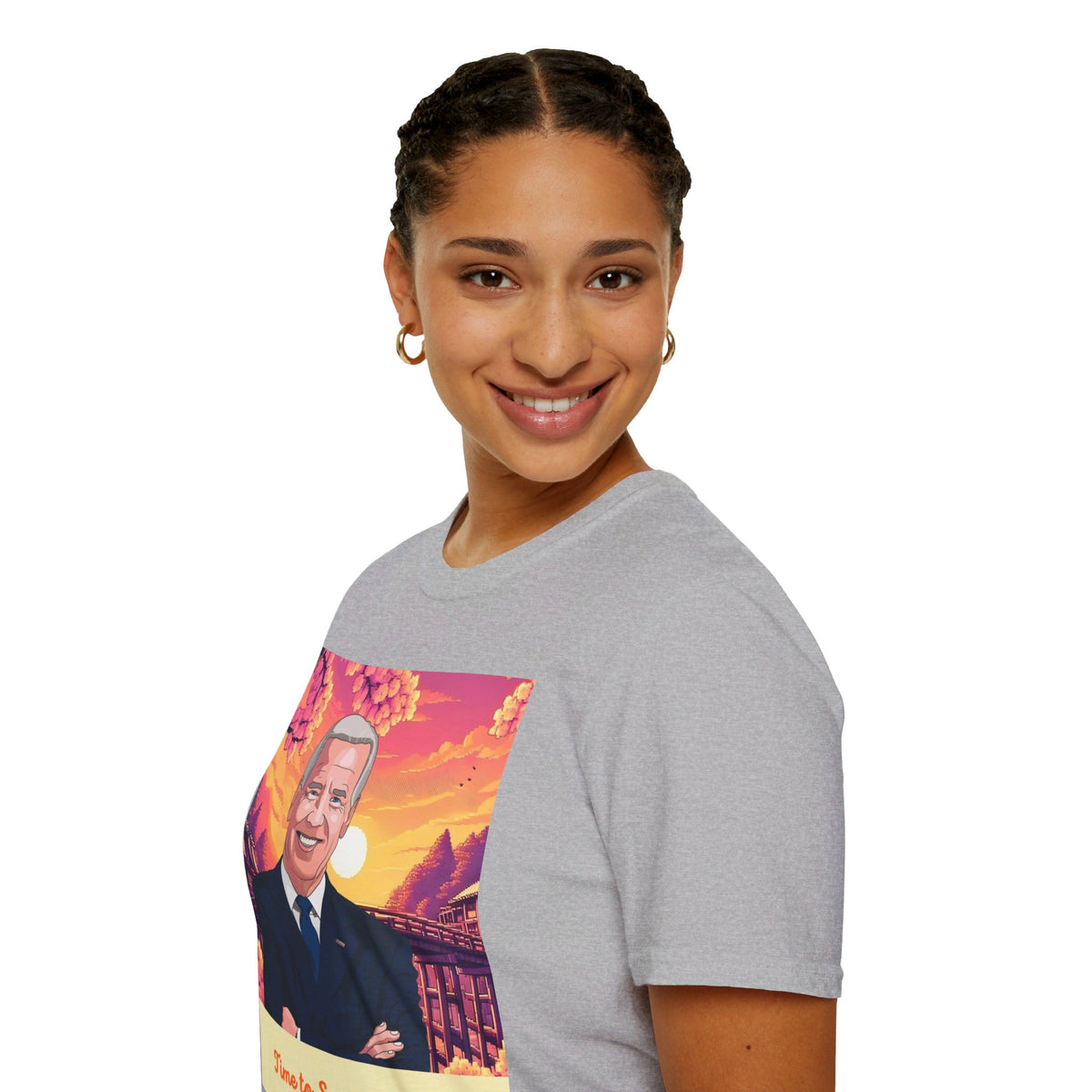 Biden Time to Say Goodbye Unisex Softstyle T-Shirt