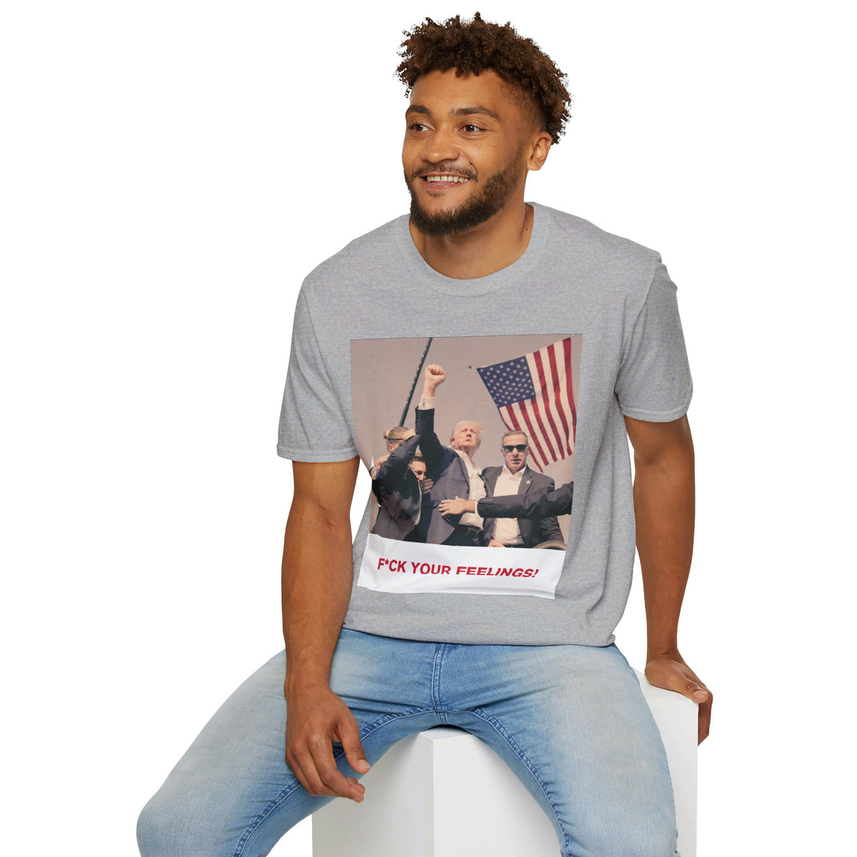 Trump F*ck Your Feelings (Vintage) Unisex Softstyle T-Shirt