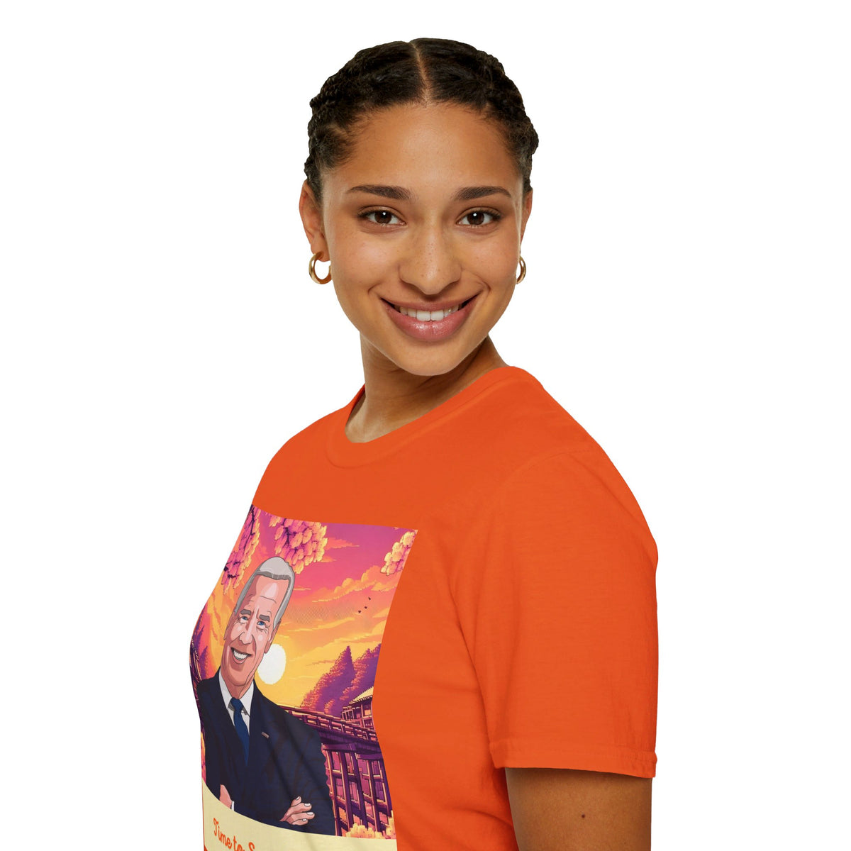 Biden Time to Say Goodbye Unisex Softstyle T-Shirt