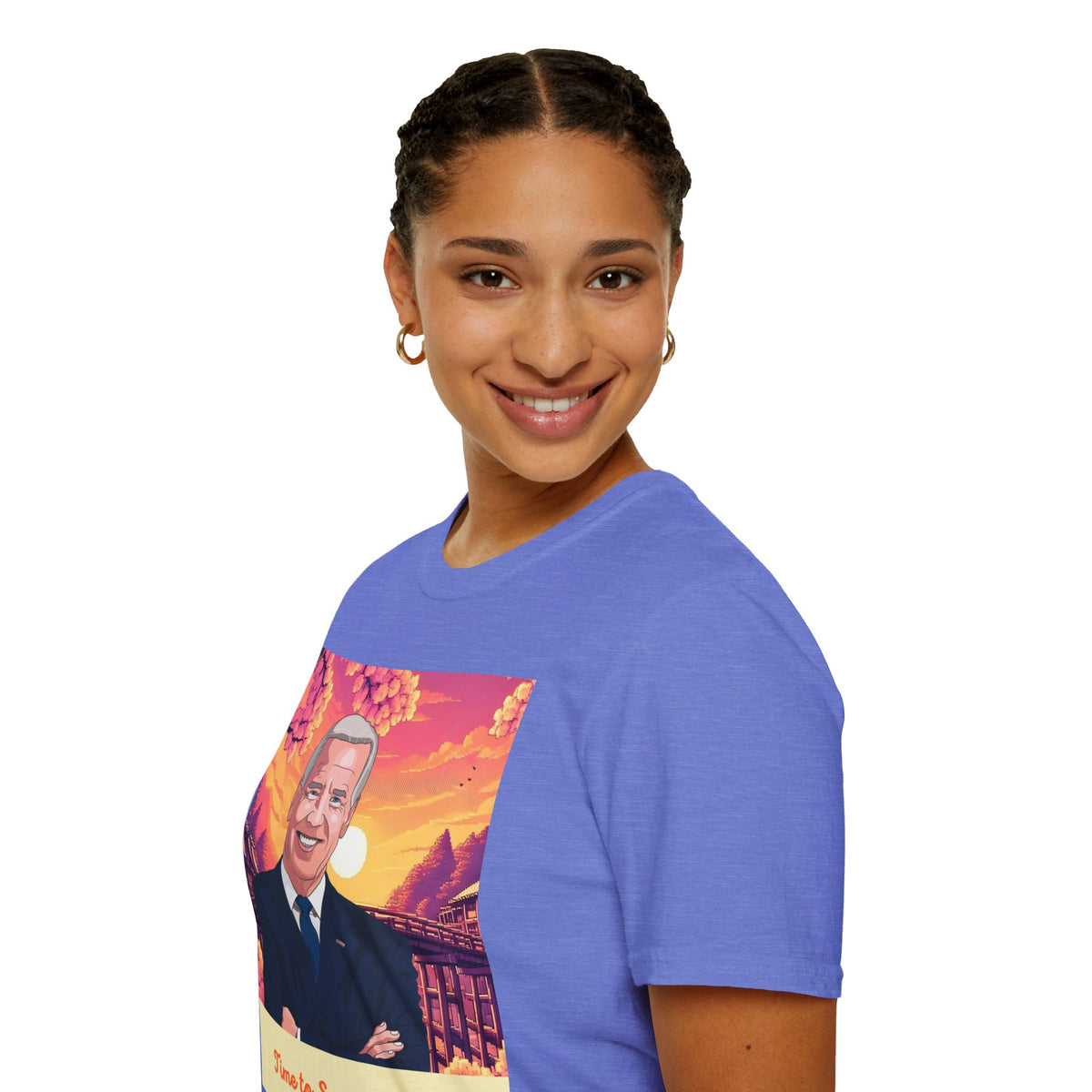 Biden Time to Say Goodbye Unisex Softstyle T-Shirt