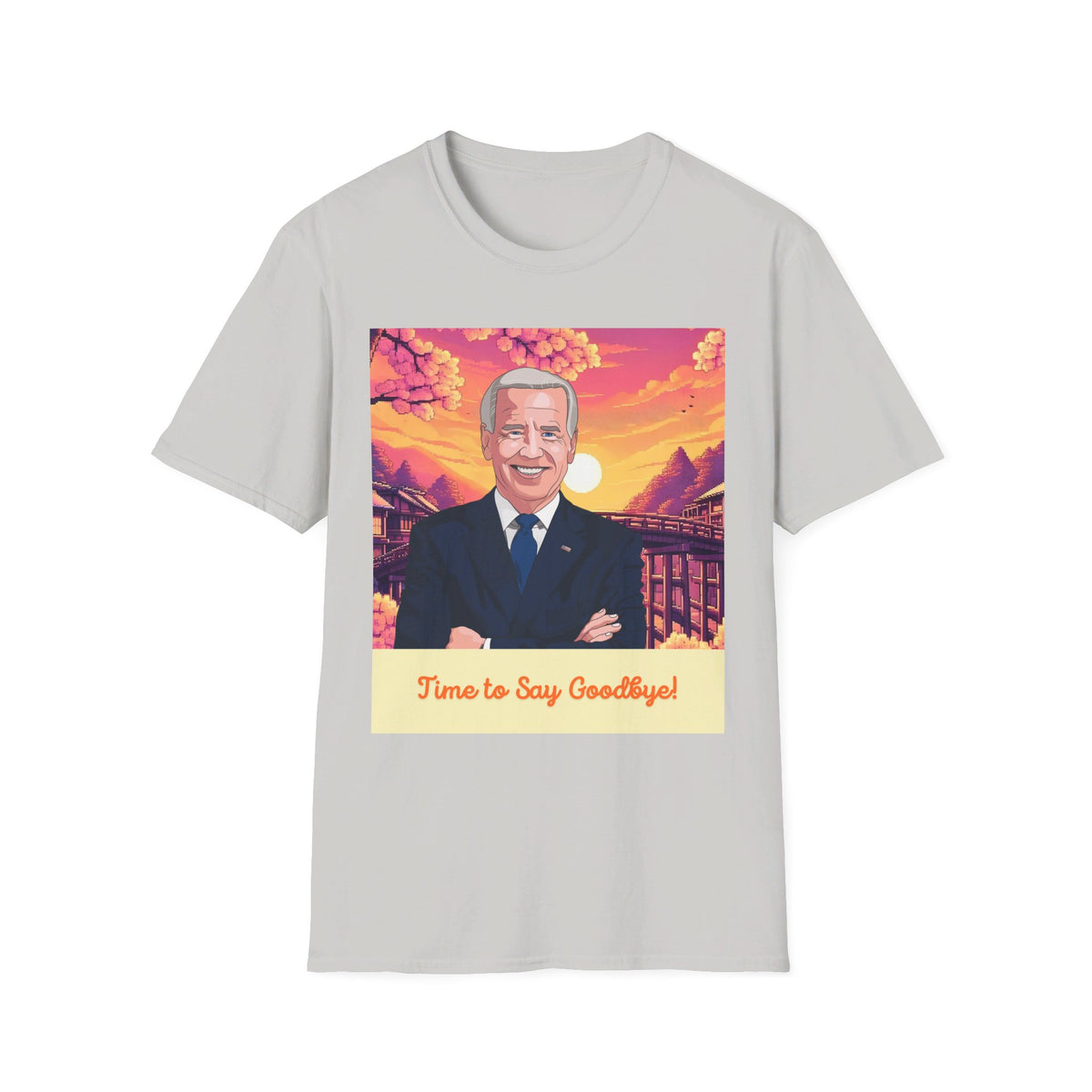 Biden Time to Say Goodbye Unisex Softstyle T-Shirt