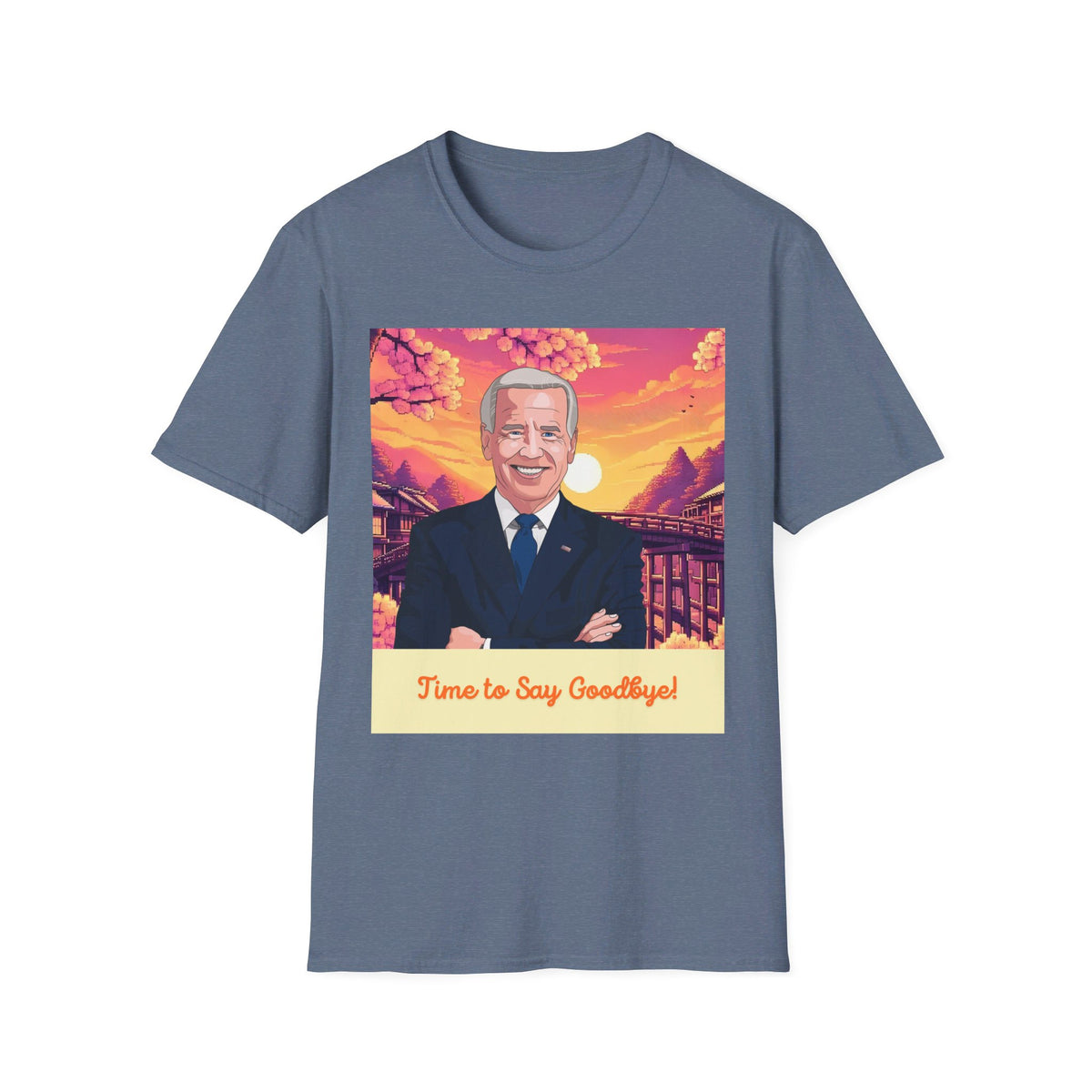 Biden Time to Say Goodbye Unisex Softstyle T-Shirt