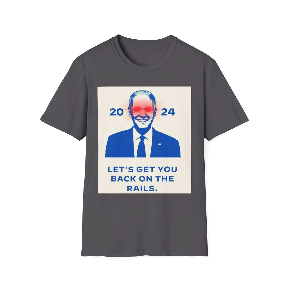 Biden Back on Rails Unisex Softstyle T-Shirt