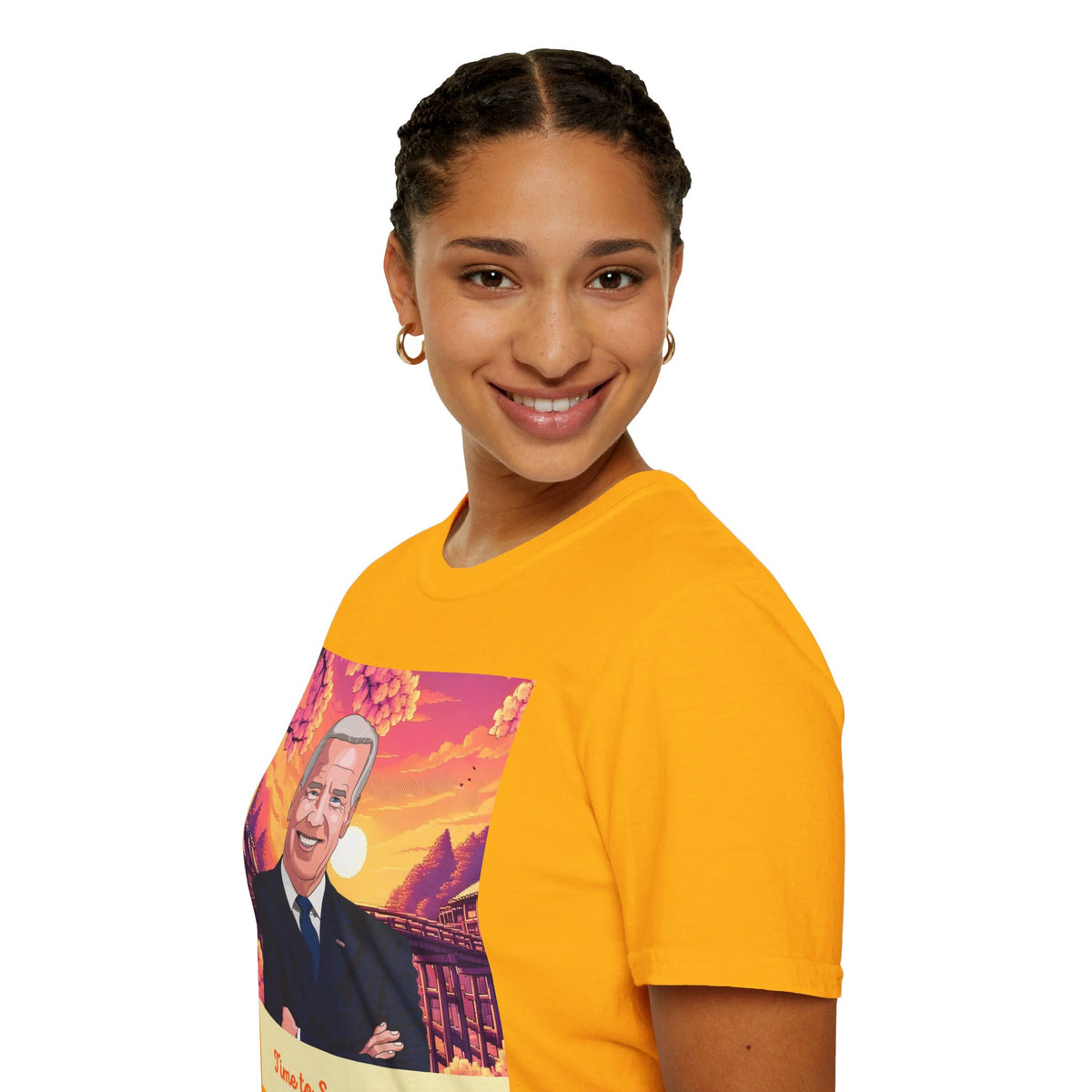 Biden Time to Say Goodbye Unisex Softstyle T-Shirt