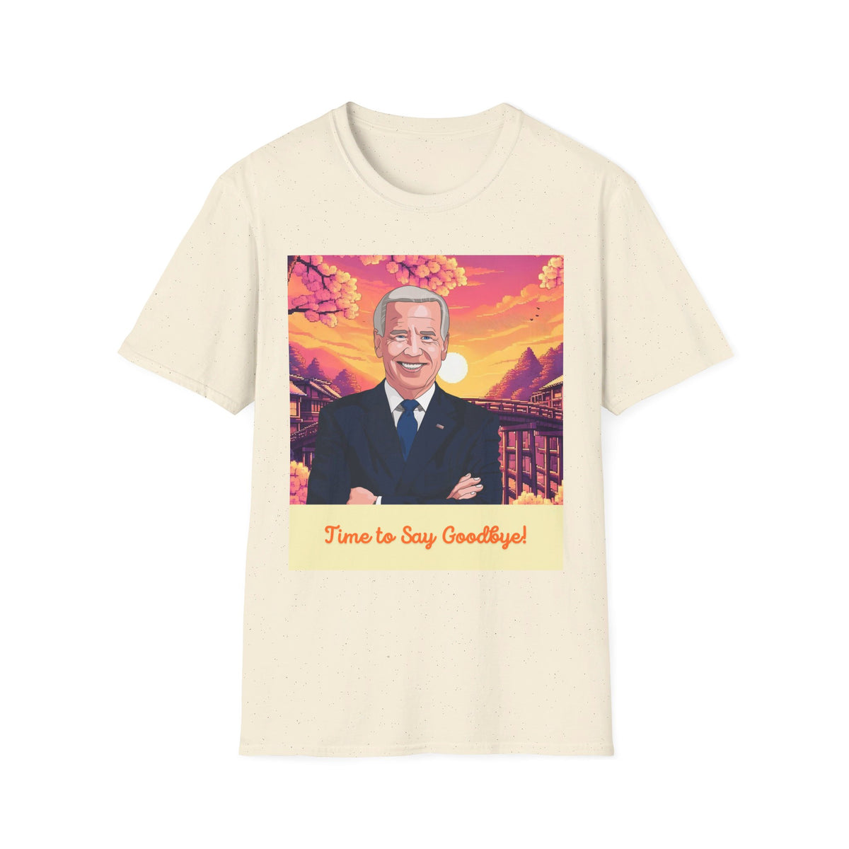 Biden Time to Say Goodbye Unisex Softstyle T-Shirt
