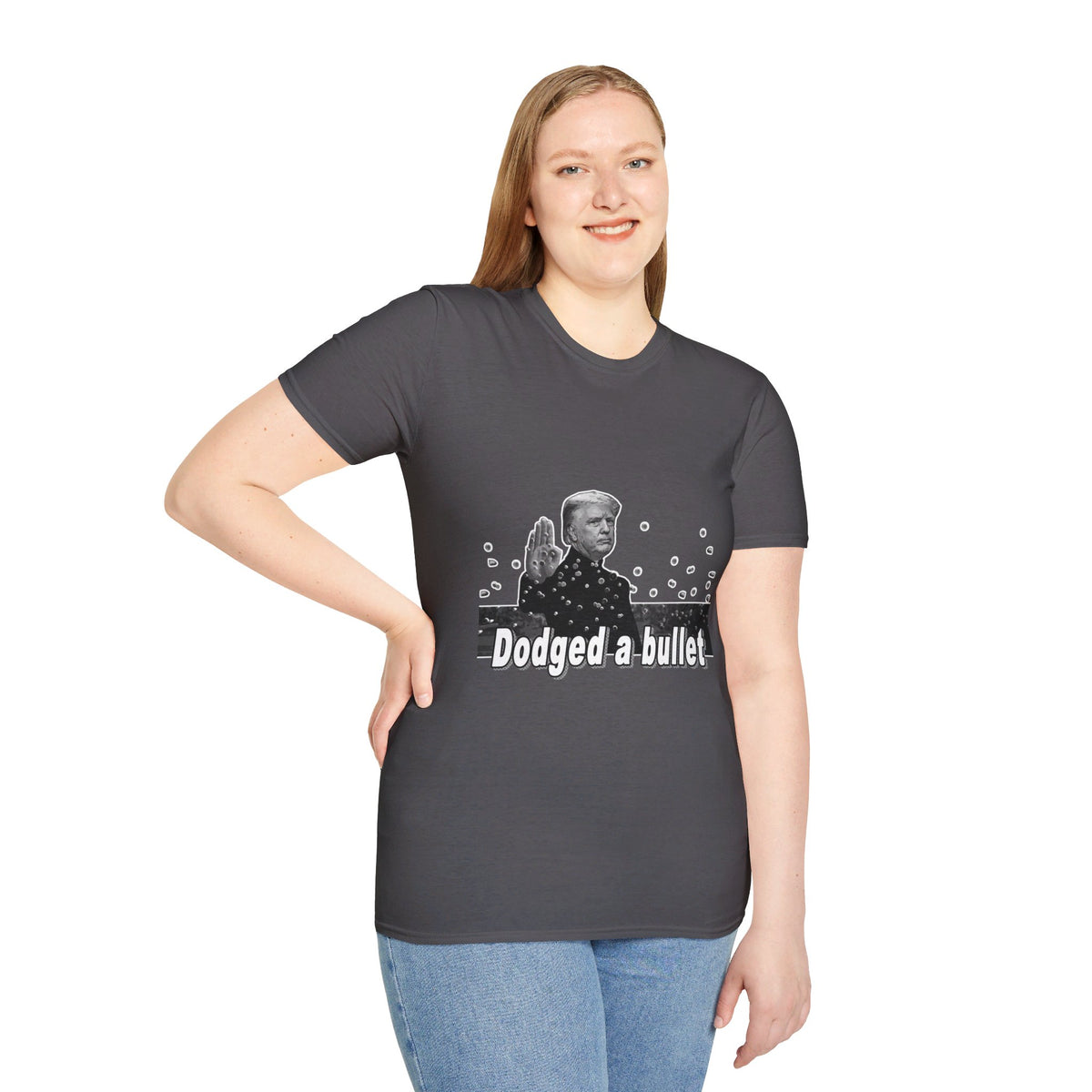 Trump Dodged a Bullet Unisex T-Shirt